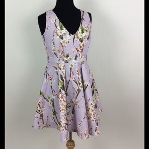New Gianni Bini Purple Floral Dress